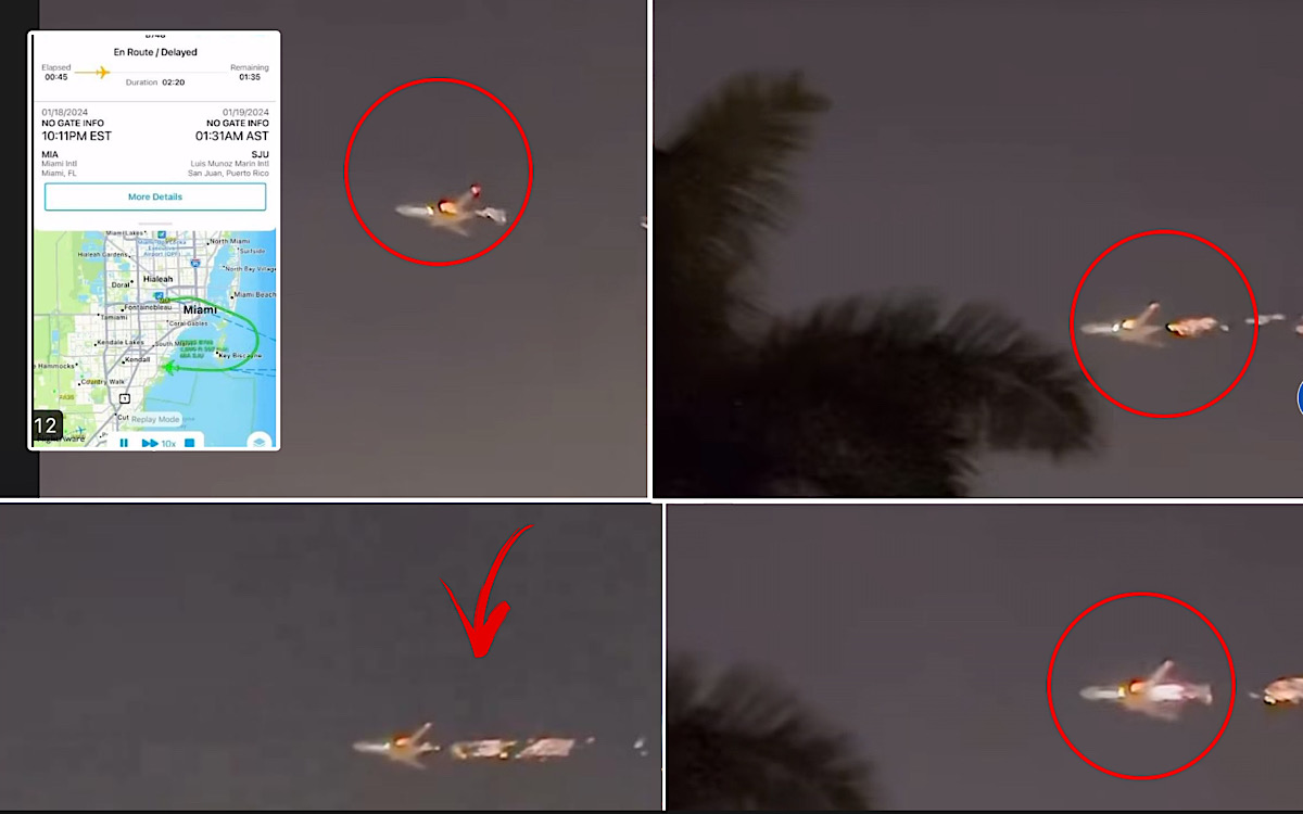 Momen Mengerikan Jet Atlas Air Boeing 747 Terekam Kamera Terbakar di Udara, Bagaimana Kondisi Penumpang?