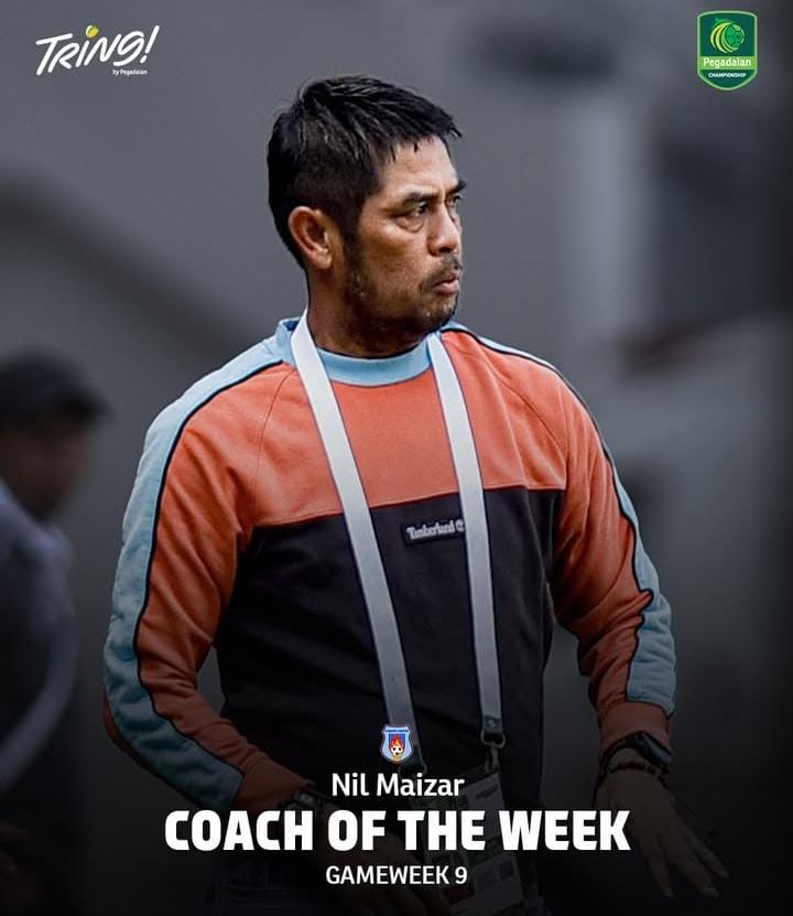 Poin Penuh Tutup Putaran Pertama, Nilmaizar Coach of The Week Pekan Kesembilan Pegadaian Championship 