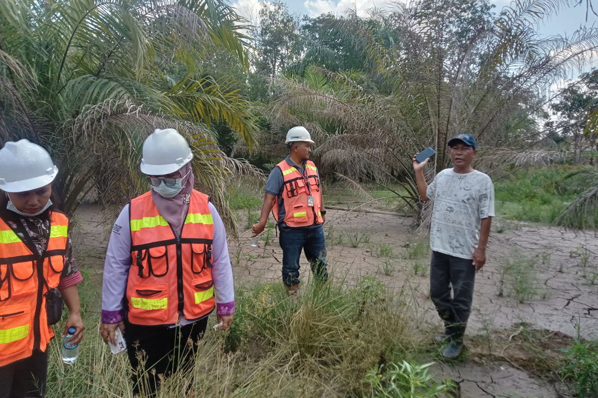 Persoalan Limbah Disposal PT TBBE di Kebun Sawit, Pemkab Muara Enim Minta Fasilitasi Ulang