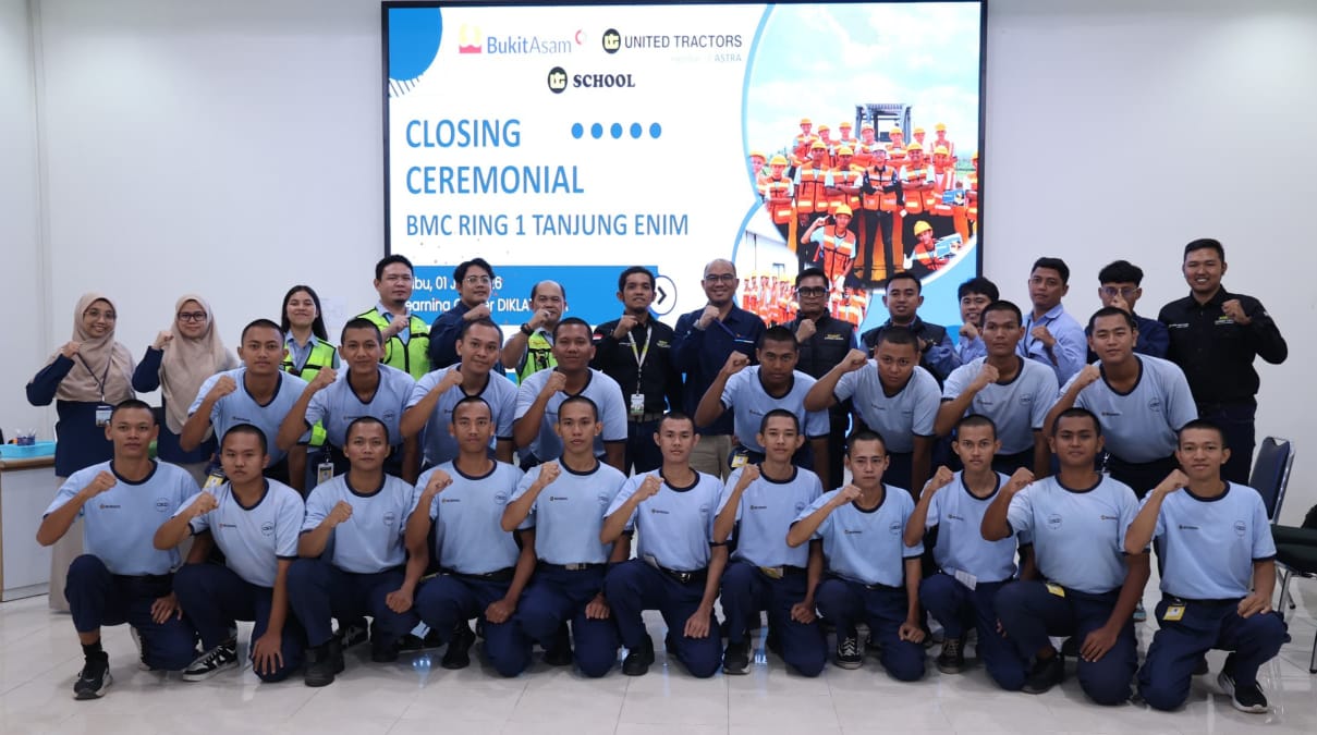 Tutup Program Basic Mechanic Course Ring 1 Tanjung Enim, PTBA Cetak 19 Mekanik Muda Siap Kerja
