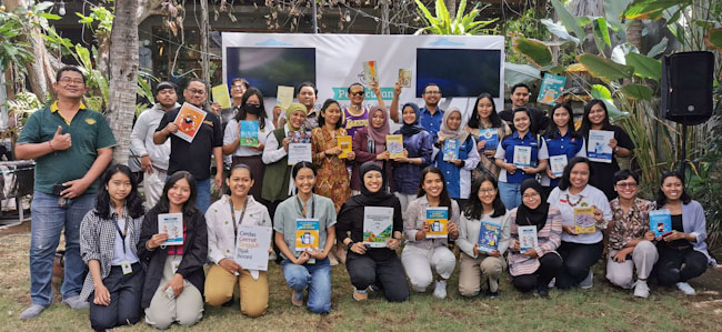 Kemenkominfo bersama GNLD Siberkreasi Meluncurkan 58 Buku Kolaborasi Seri Literasi Digital