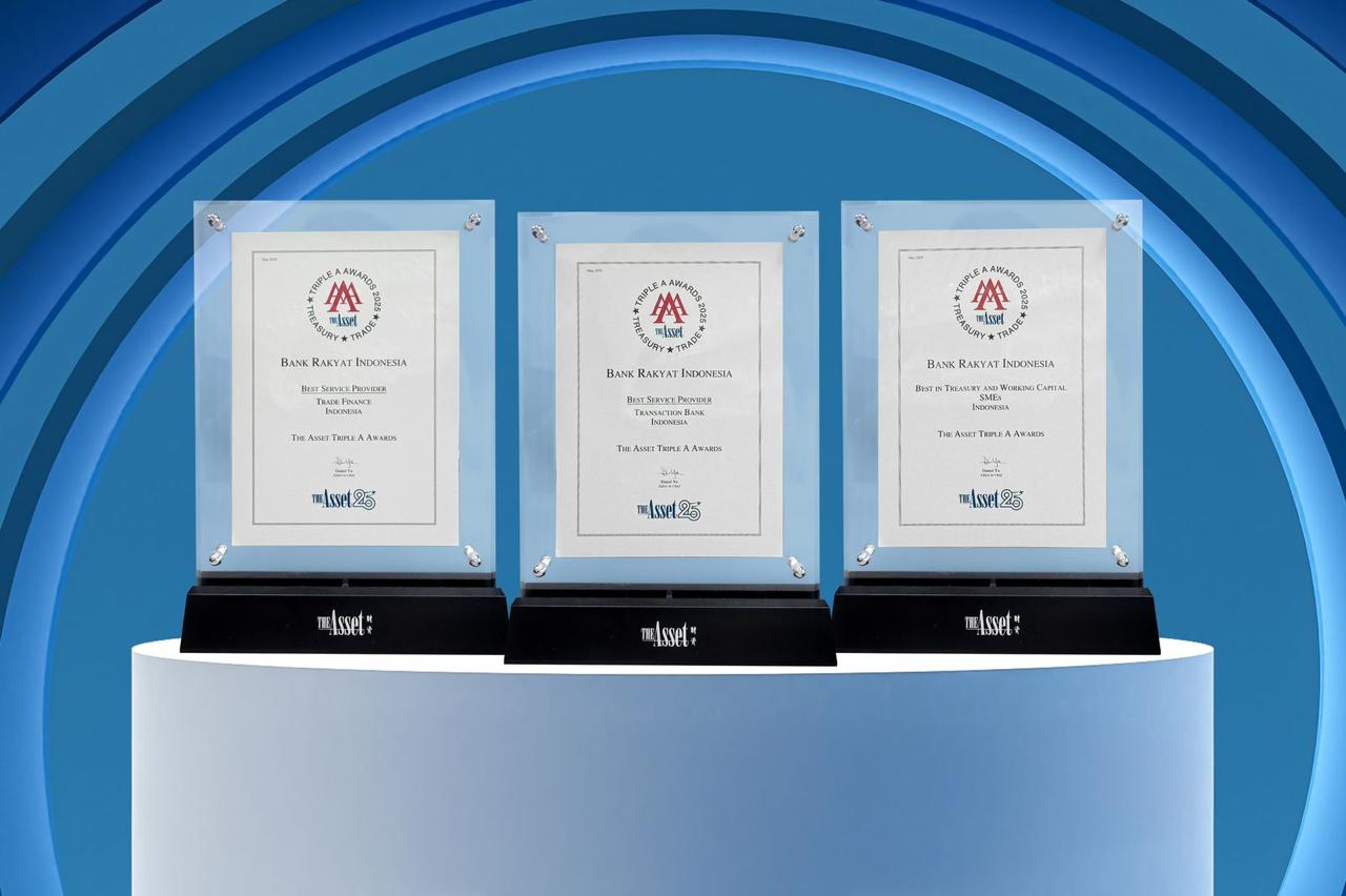 BRI Raih Tiga Penghargaan Internasional di The Asset Triple A Treasurise Awards 2025