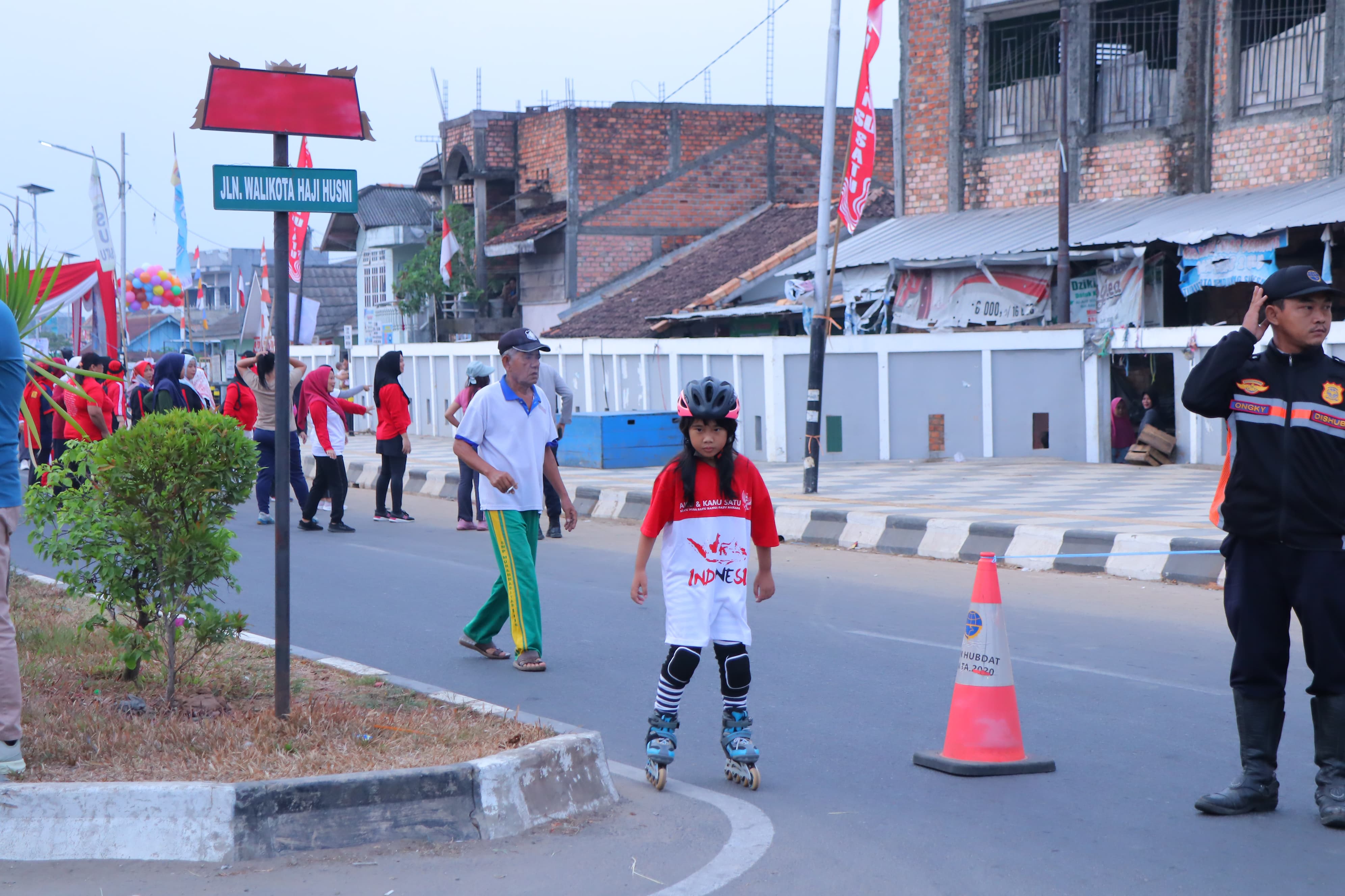 Keren, Jalan Wali Kota Haji Husni Jadi Lokasi Car Free Day Baru di Palembang