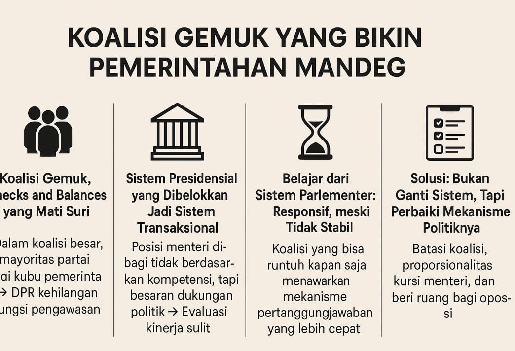 Koalisi Gemuk yang Bikin Pemerintahan Mandeg