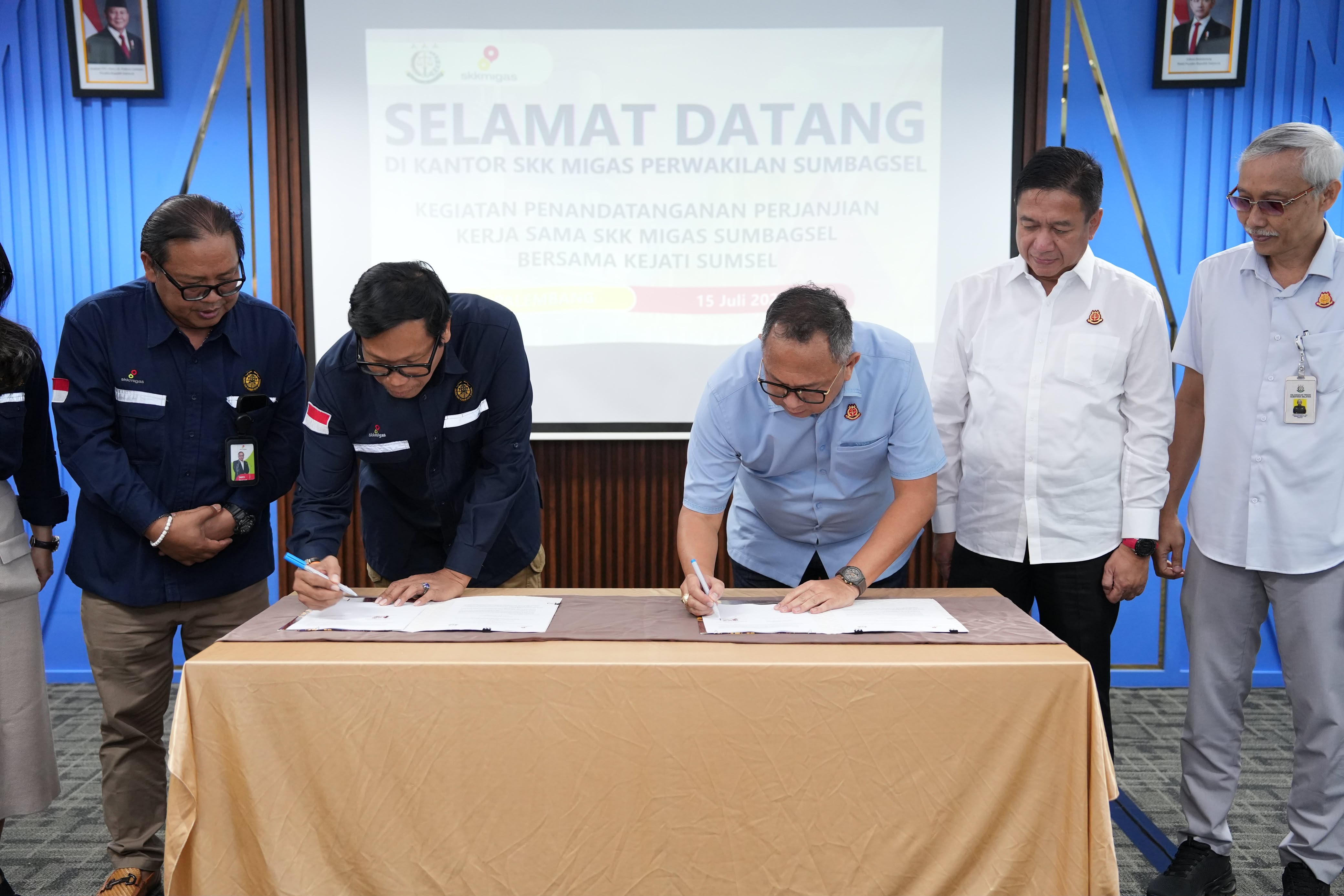 SKK Migas Sumbagsel Teken PKS bersama Kejati Sumsel