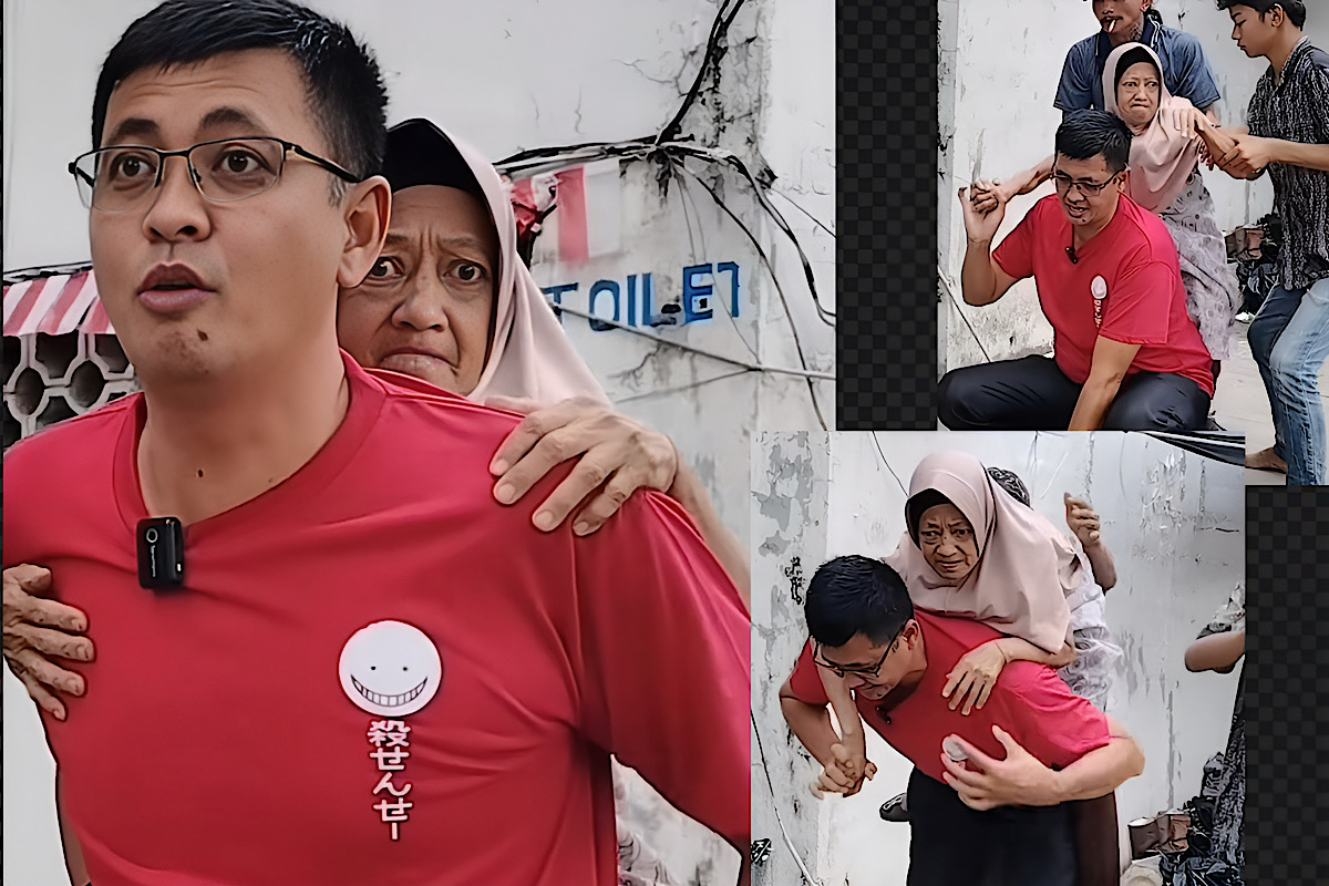 MIRIS Pak Agus Kembali Evakuasi Seorang Ibu ‘Dibuang’ Anaknya di Palembang 