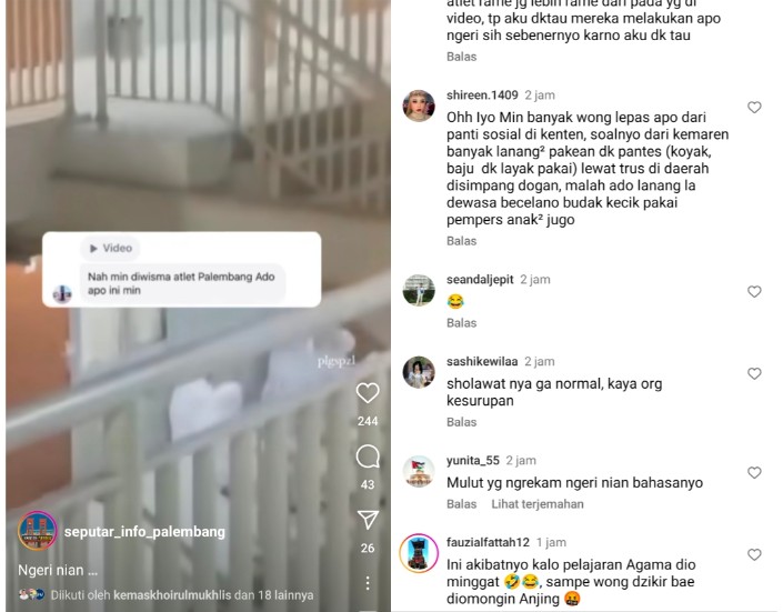 Warganet Rekam Penampakan Sekumpulan Orang Berzikir di Wisma Atlet Jakabaring, Malah Dihujat Balik