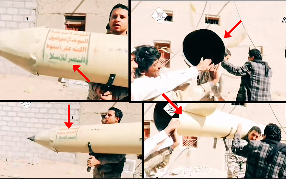 Bikin Ngakak! Pejuang Yaman Tunjukkan Rudal Palsu dari Seng yang Disasar Rudal Amerika Sebiji 2 Juta Dolar  