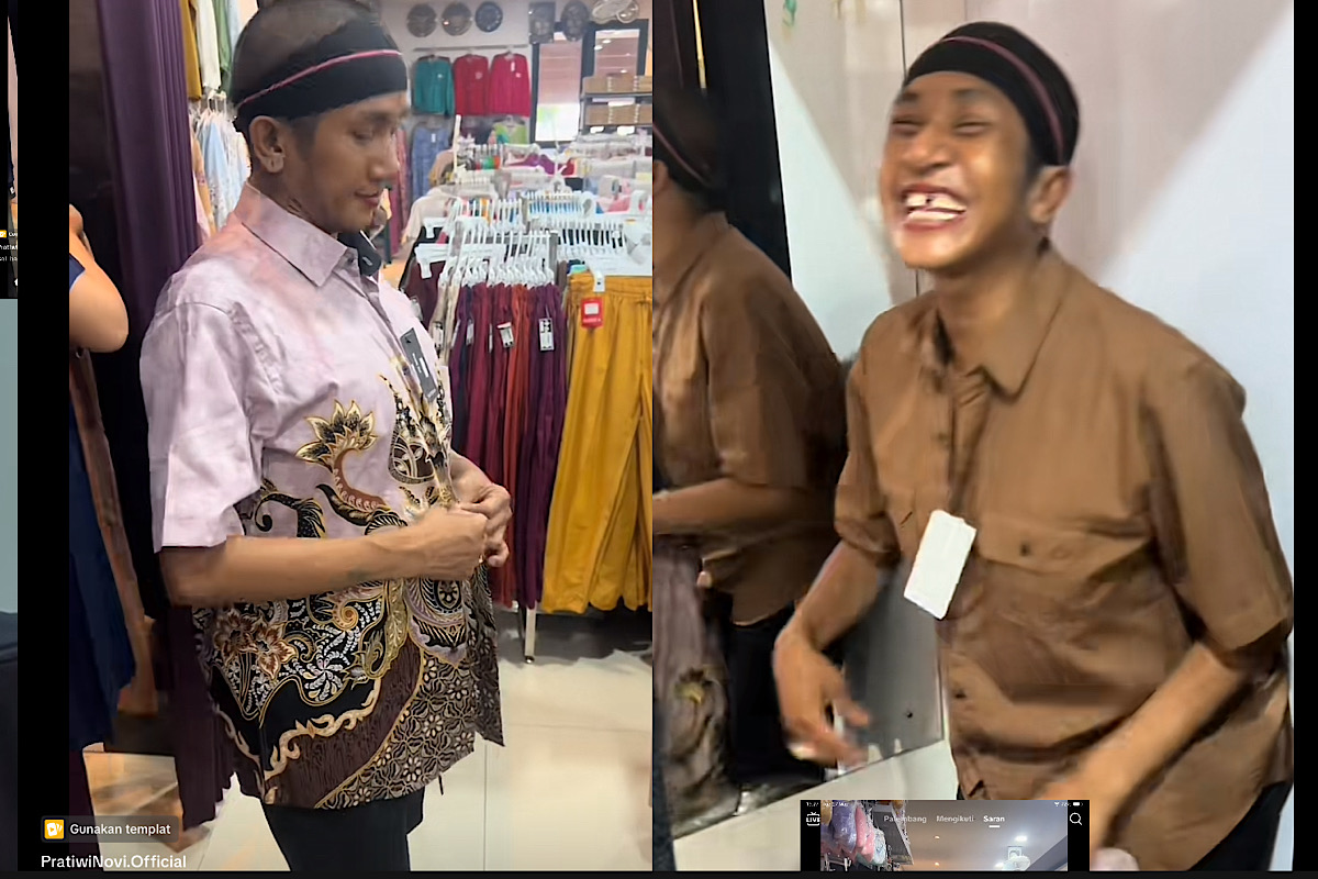 Rifin Dendeng ke Mal Borong Baju Pria, Netizen Kok Malah Sedih?