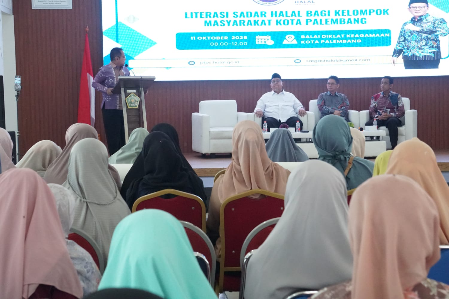 Komitmen Dukung Kemajuan UMKM di Sumsel, BPJPH Gelar Literasi Sadar Halal untuk Pelaku Usaha