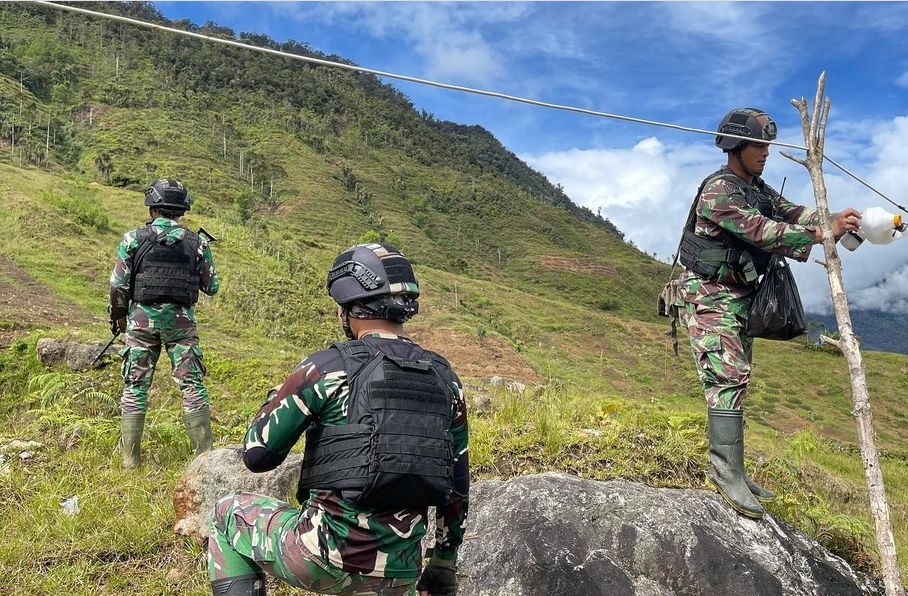 Anggota Kostrad Yonif R 321 Asal Palembang yang Ditembak KKB Dimakamkan