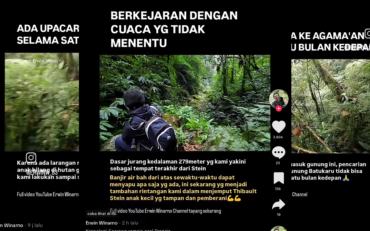 Ada Upacara Keagamaan Pencarian Stein Remaja Prancis di Gunung Batukaru Tabanan Bali Tertunda 1 Bulan Kedepan