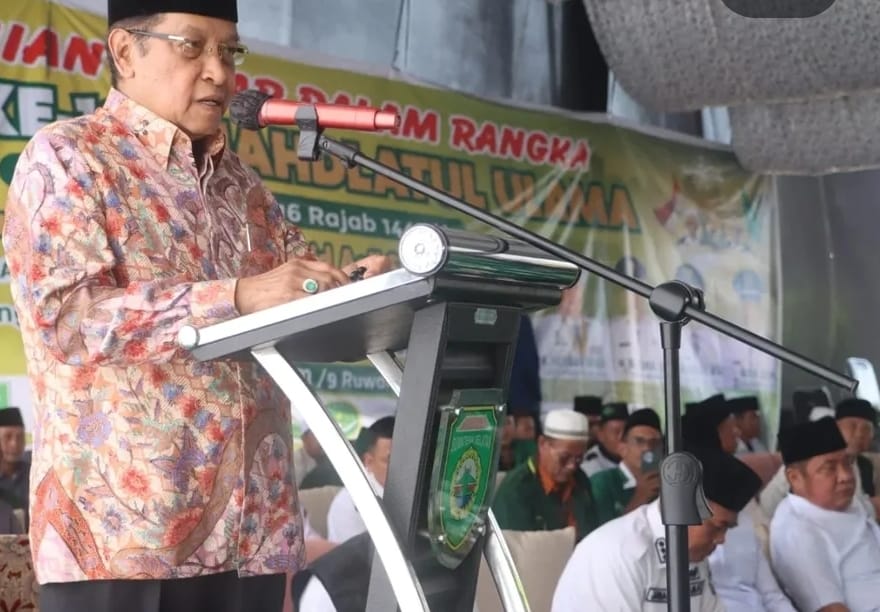 Harlah NU ke-103 di Lalan Muba Dihadiri Gubernur Sumsel dan Mustasyar PBNU Prof. Dr. KH. Said Aqil Siroj