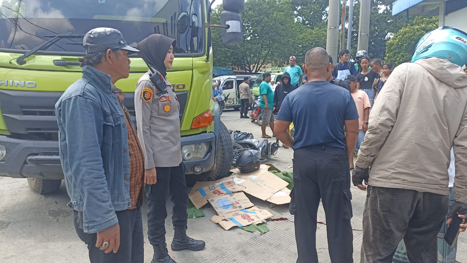 Ditabrak dan Terlindas Truk Tangki CPO, Pelajar SMP Tewas di Lokasi Kejadian