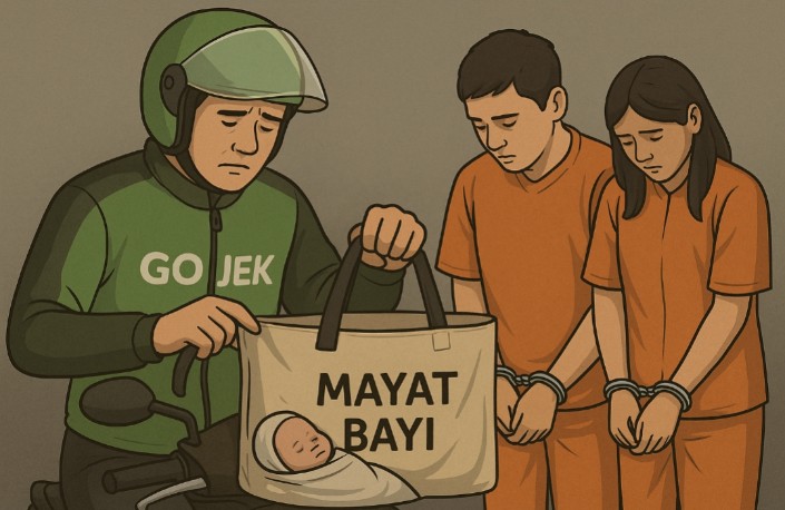 Fakta Heboh di Balik Mayat Bayi Dikirim Lewat Ojol di Medan, Ternyata Hasil Hubungan Terlarang Kakak Adik