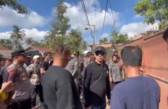 Sempat Dihadang Massa, Proses Eksekusi Putusan Pengadilan Terhadap Lahan di Banyuasin Berakhir Kondusif