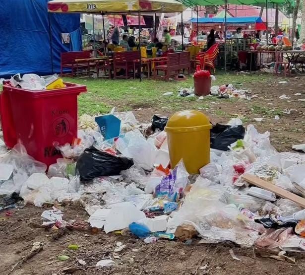 Pemandangan Tahunan di Pulau Kemaro Setelah Cap Go Meh, Jangan Buang Sampah ke Sungai Musi Palembang 