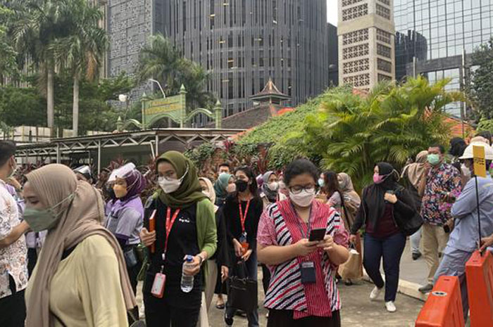Gempa Guncang Jakarta, Warga tak Khawatir 
