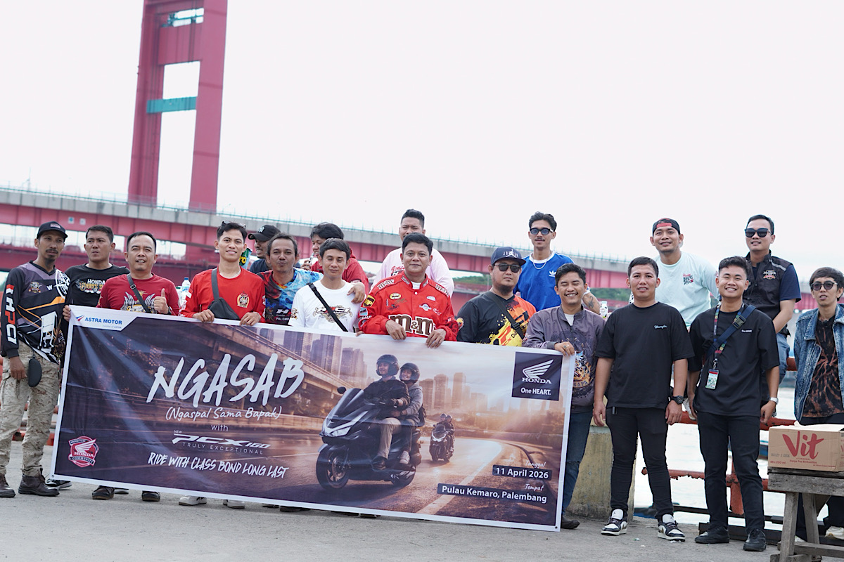 NGASAB, Gaya Baru Experience Ride Komunitas Honda Palembang