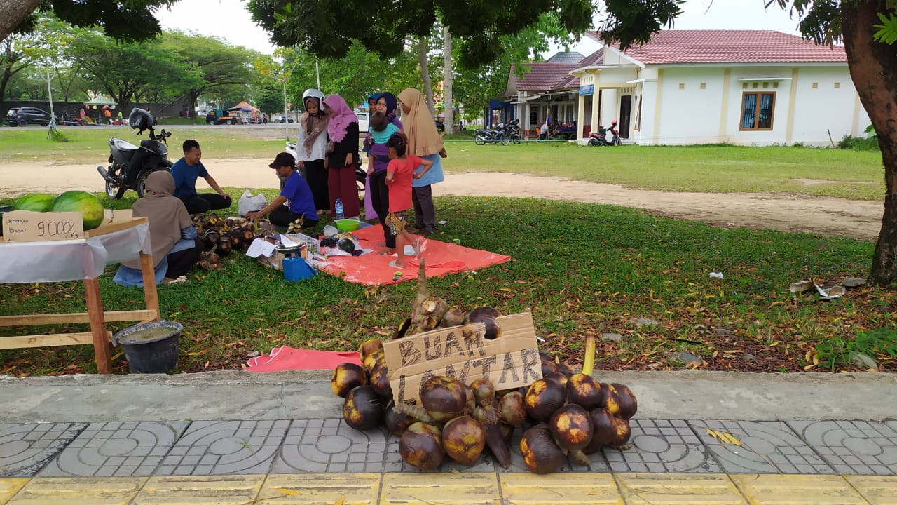 Penjualan Buah Lontar di Kayuagung Banyak Peminat, Ini Manfaat Buah Lontar