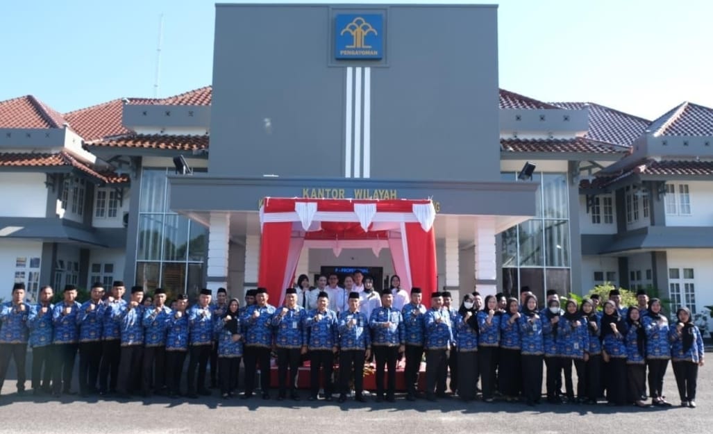 Kanwil Kemenkum Babel Gelar Upacara Peringatan HUT Korpri ke-54 Tahun 2025