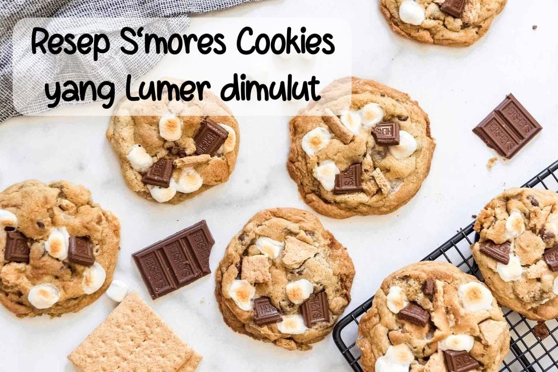 Resep S’mores Cookies Marshmallow yang Lumer di Mulut, Camilan yang Disukai Semua Kalangan