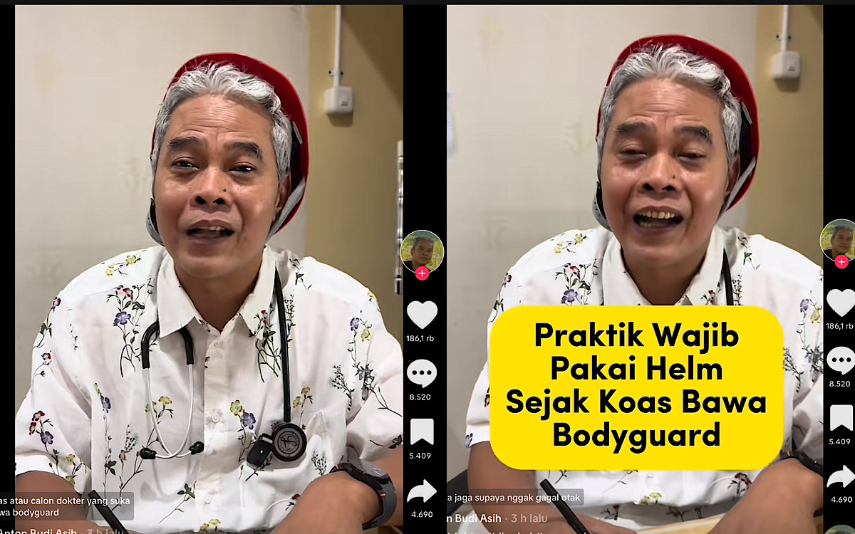 Pemilik Rumah Sakit di Cikarang Ini Sampai Pakai Helm Takut Lihat Kasus Dokter Koas Dipukul Sopir di Palembang