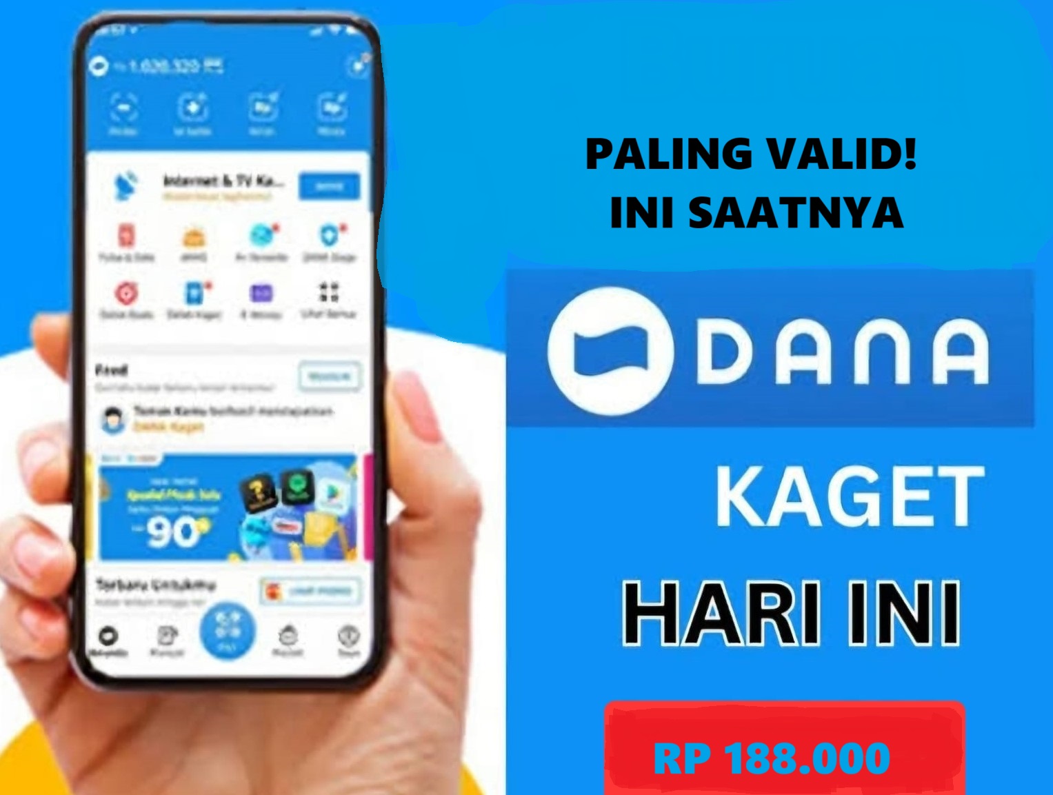 PALING VALID! Klaim Saldo DANA Kaget Gratis Sebesar Rp188 Ribu Februari 2025