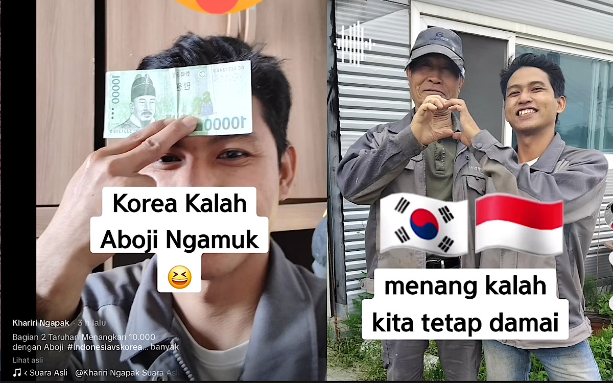 Bos Korea Bayar 10 Ribu Won Uang Taruhan Kalah Laga Timnas U-23 Sama TKI, Langsung Foto Bareng ‘Tanda Cinta’