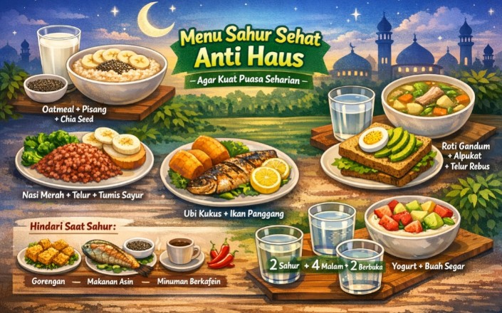 Anti Haus, Berikut 7 Rekomendasi Menu Sahur Sehat yang Bisa Dicoba Selama Ramadan