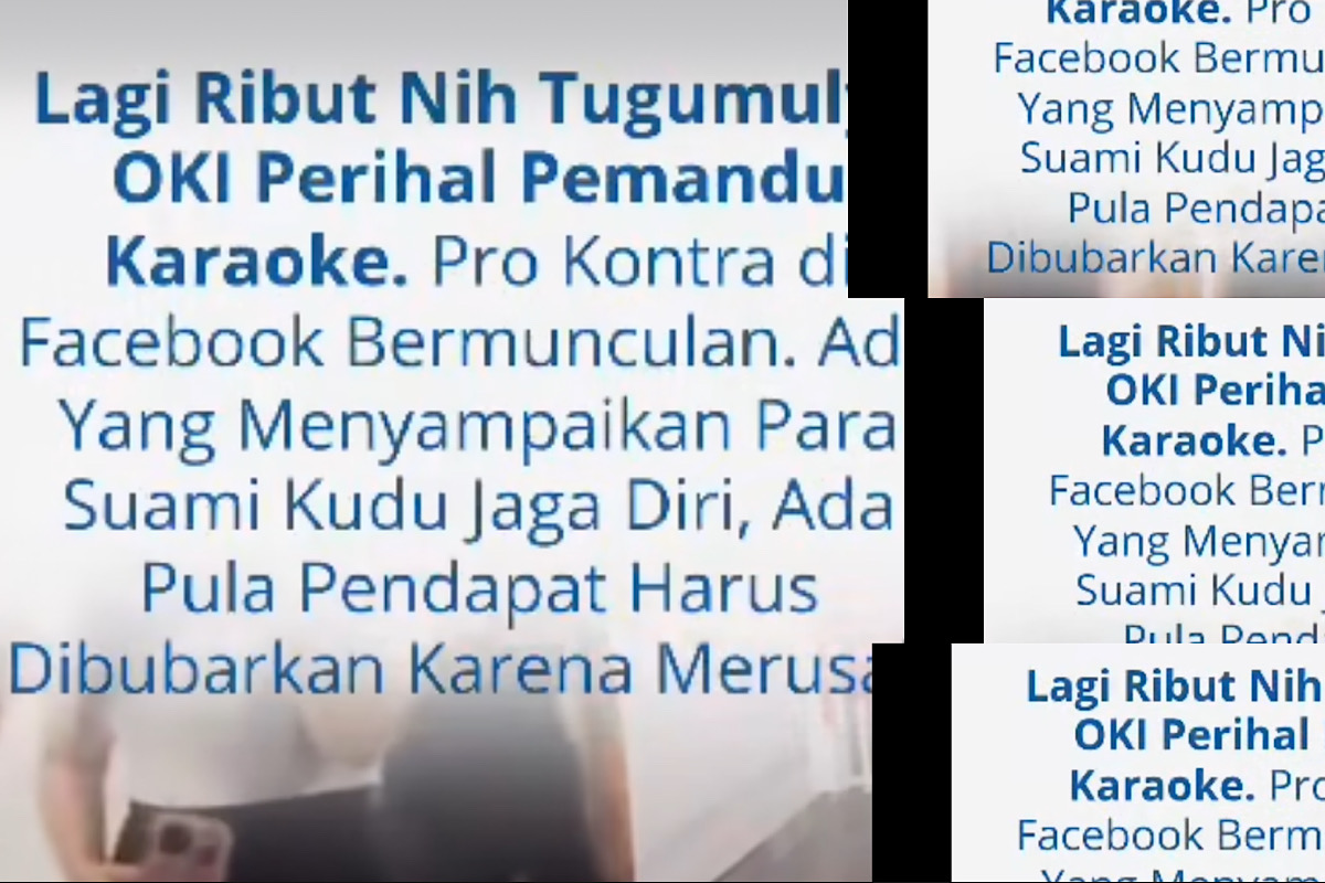 Wanita LC Rambah Desa Tugumulyo OKI, Para Suami Diminta Karaoke di Rumah Aja