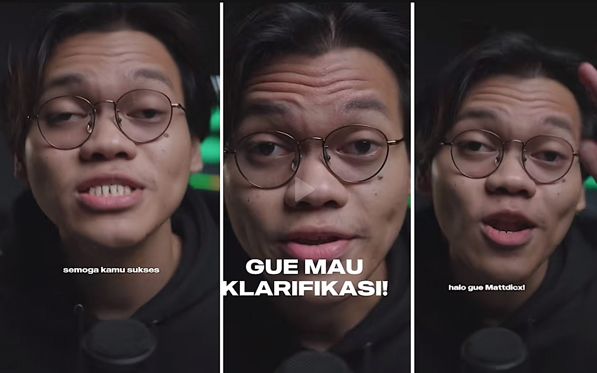 Tuding Bocil Tiru Background Konten Videonya, Mattdicx Minta Maaf Tak Bermaksud Hambat Karir Si Bocah Anas  