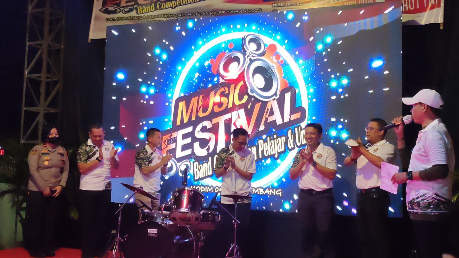 HUT TNI ke-77, Kodim 0418 Gelar Festival Band Berhadiah Puluhan Juta