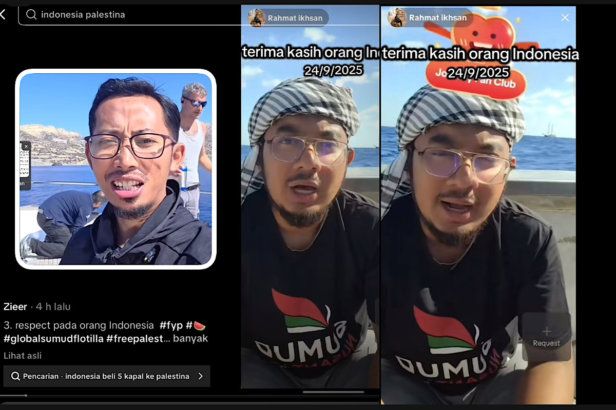 Aktivis Malaysia Salut Sama Orang Indonesia, Beli 5 Kapal Terobos Blokade Israel ke Gaza