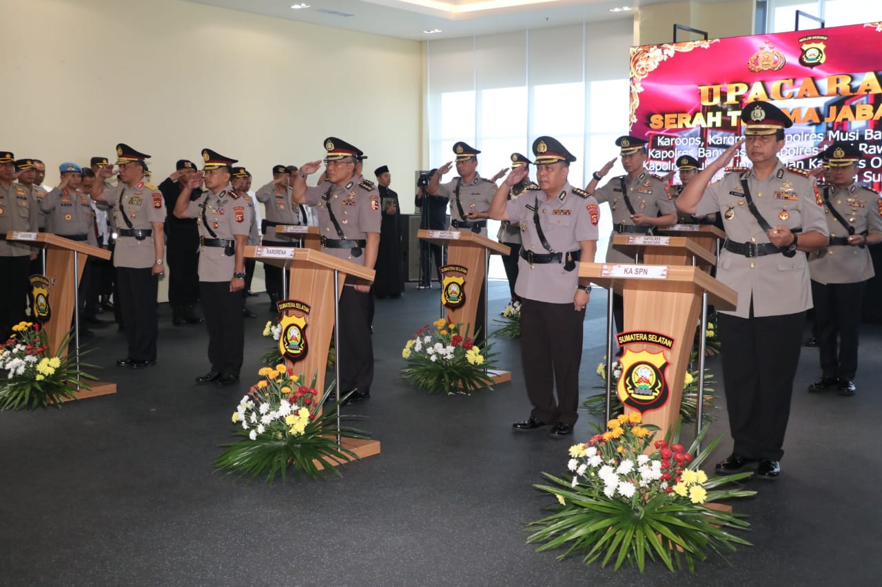 Mantan Kabid Humas Polda Sumsel Slamet Widodo Resmi Jabat Kepala SPN Betung