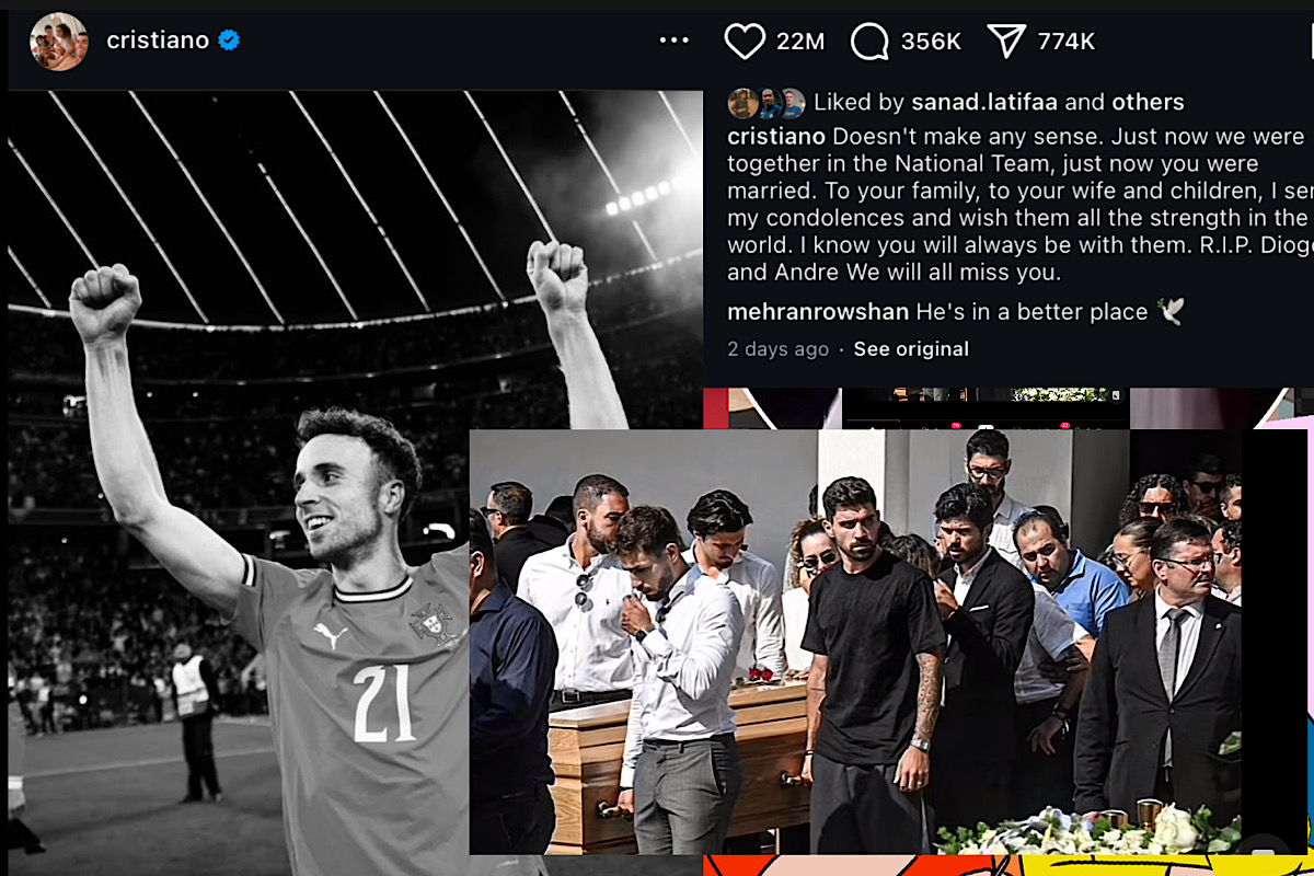 Respect, Ronaldo Tak Hadiri Pemakaman Diogo Jota Alasannya Bikin Kagum