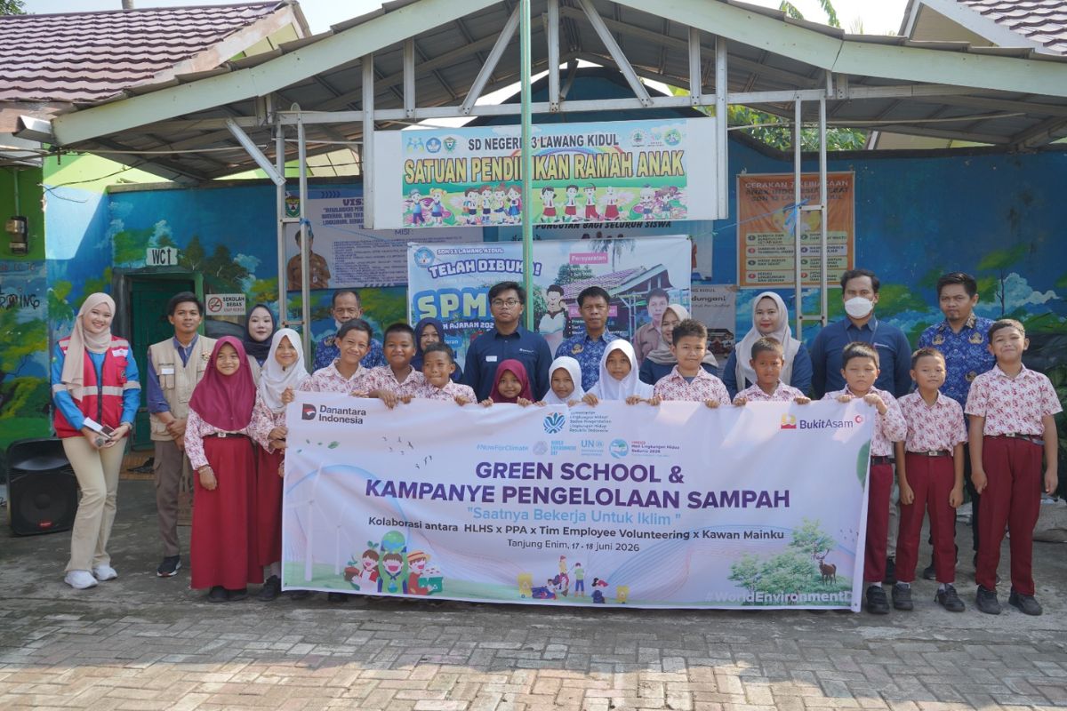  Sasar Generasi Muda, PTBA Edukasi Siswa SD Lewat Green School
