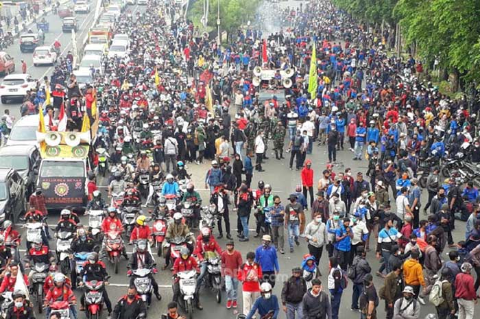 Aksi Damai Peringati Hari Buruh Nasional Siang Ini di Palembang, 1.200 Personel Gabungan Diterjunkan