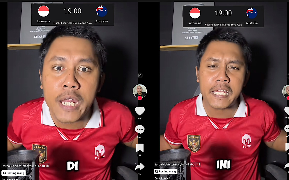 SIMAK, Ini Prediksi Timnas Indonesia vs Australia Dari Raja Bacot ‘Pengamat Sepakbola Terbaik Abad Ini’ 