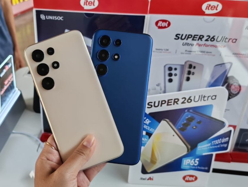 Itel Super 26 Ultra Ditenagai Chipset Unisoc T7300 dengan Perlindungan Sertifikasi IP65