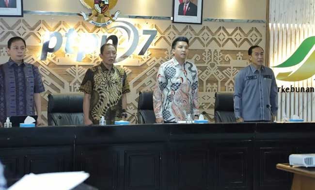 Bupati Panca Kunker Ke PTPN VII Bandar Lampung
