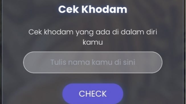 Kian Viral! Coba Cek Khodam di Medsos, Cuma Pakai Nama, Begini Caranya