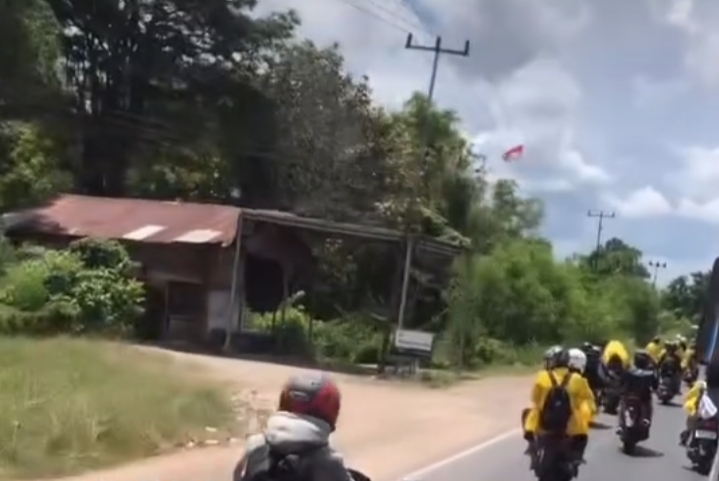 Mahasiswa Unsri Konvoi dari Indralaya Menuju Palembang Ikut Kawal Putusan MK di DPRD Sumsel