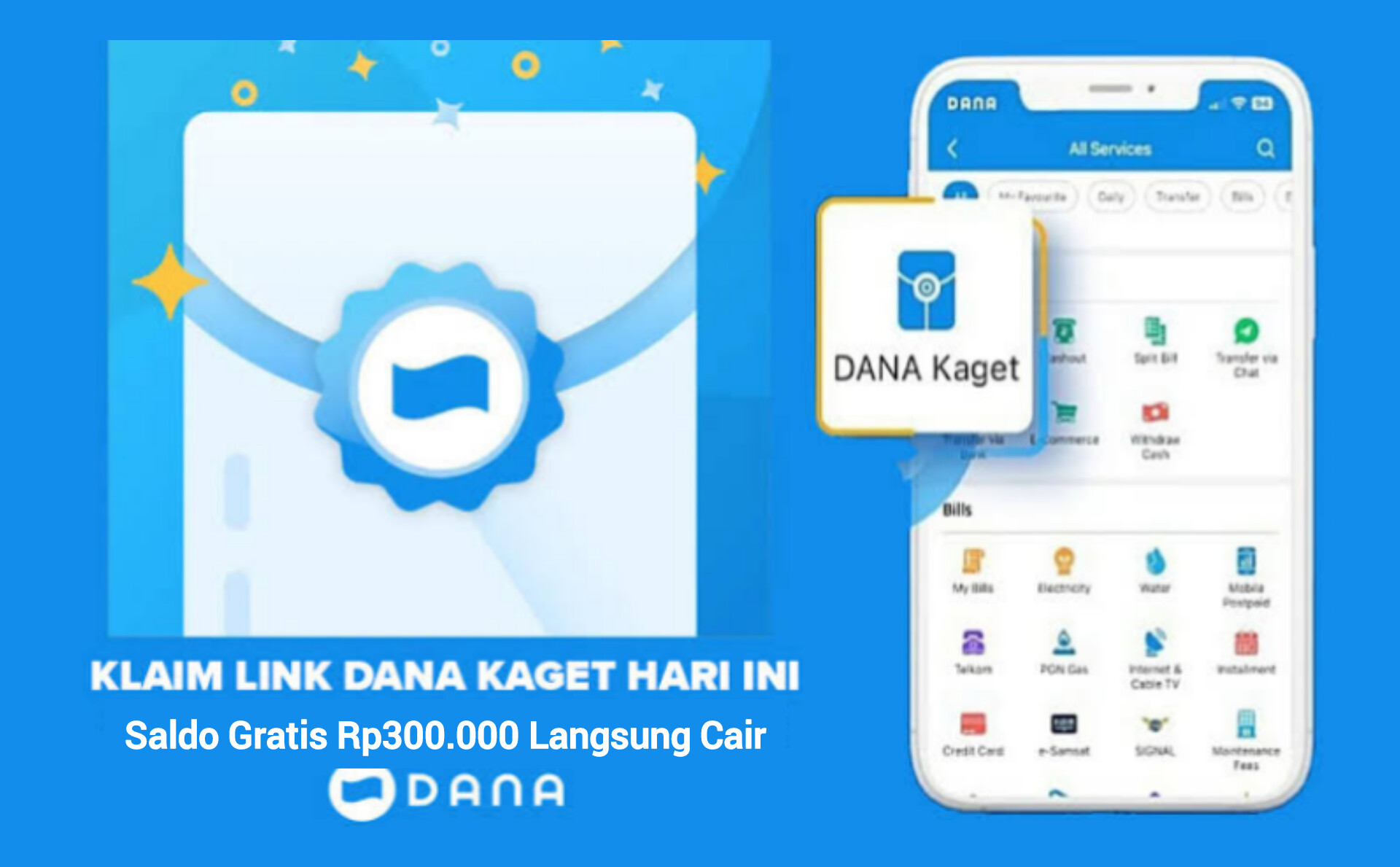 Rebutan Saldo Gratis Senilai Rp300.000 Buruan Klaim Tautan Link DANA Kaget Sekarang!