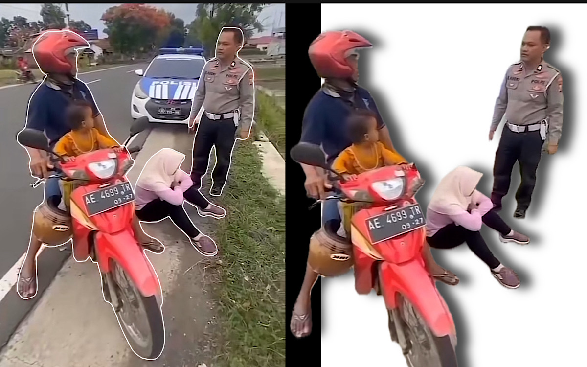 Suami Istri Cekcok di Pinggir Jalan Ditengahi Polisi, Istri Nangis Meraung Ternyata Masalahnya Sangat Serius