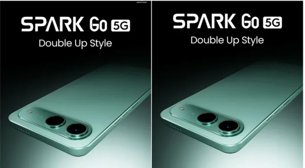 Sudah Bisa Dipesan! Tecno Spark Go 5G Hp Rp 1jutaan Tawarkan Fitur Premium dengan Desain Mirip iPhone