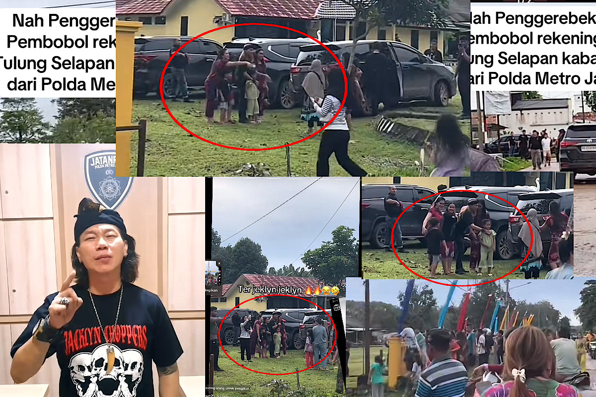 Usai Ciduk Pelaku Tipsani, Warga Tulung Selapan Ramai Minta Foto Bareng Jeklyn Chopper