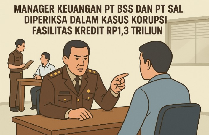 Manager Keuangan PT BSS dan PT SAL Diperiksa dalam Kasus Korupsi Fasilitas Kredit Rp1,3 Triliun