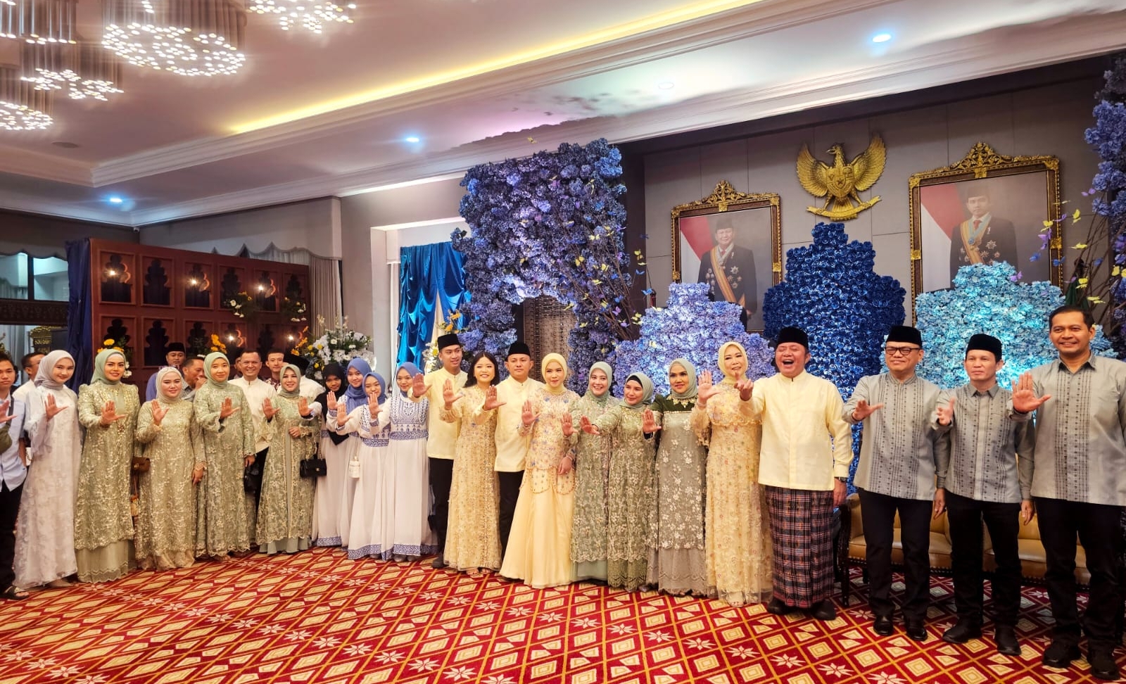 Bupati Joncik dan Wabup Arifa’i Hadiri Open House Gubernur di Palembang