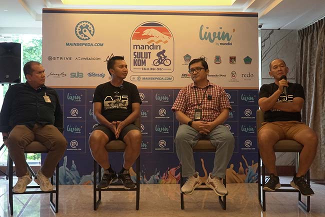 300 Cyclist Siap Taklukkan Mandiri Sulut KOM Challenge 2022   